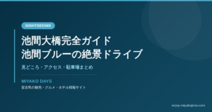 池間大橋完全ガイド｜池間ブルーの絶景を渡るドライブスポット